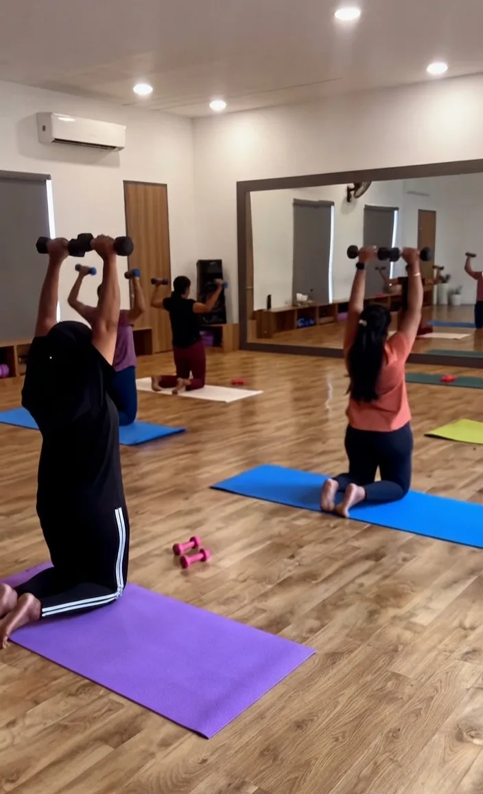 Women's Fitness Training class at Denara The Studio Erode
