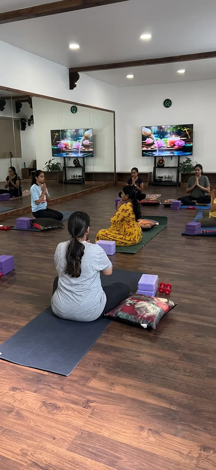 Postnatal Yoga class at Denara The Studio Erode